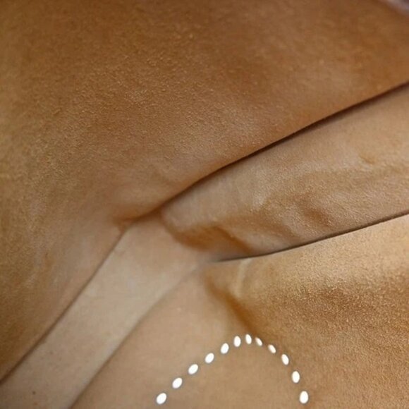 HERMES Evelyne GM Shoulder Bag Square A Courchevel Leather Brown GHW 600RF738 - Picture 11 of 13